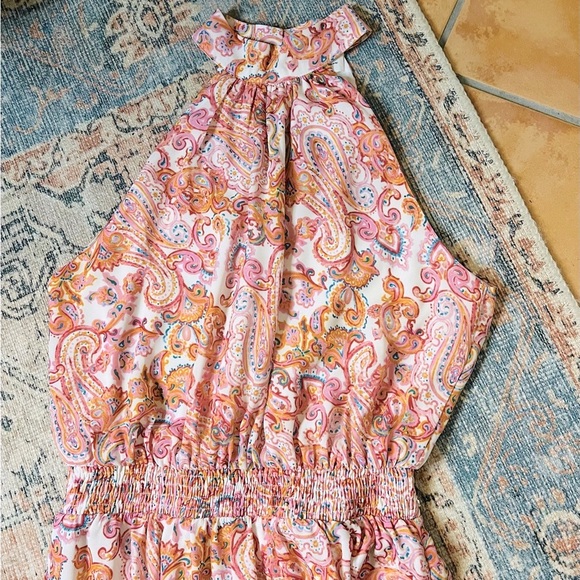 SWEET LEMON Dresses & Skirts - Sweet Lemon 🍋 Chic Paisley Maxi Dress in Pink